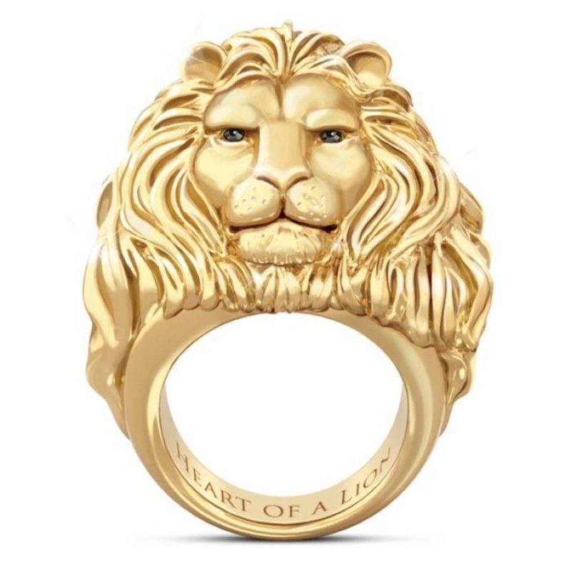 best Fashion Lion Head Pattern Alloy Ring Accessories shop online at M2K Trends for