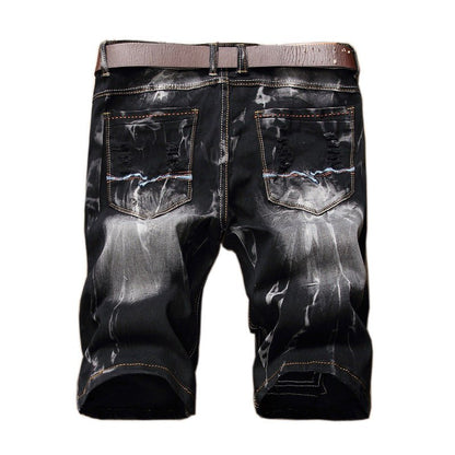 best Fashion Men's Retro Stretch Ripped Denim Pants 0 shop online at M2K Trends for