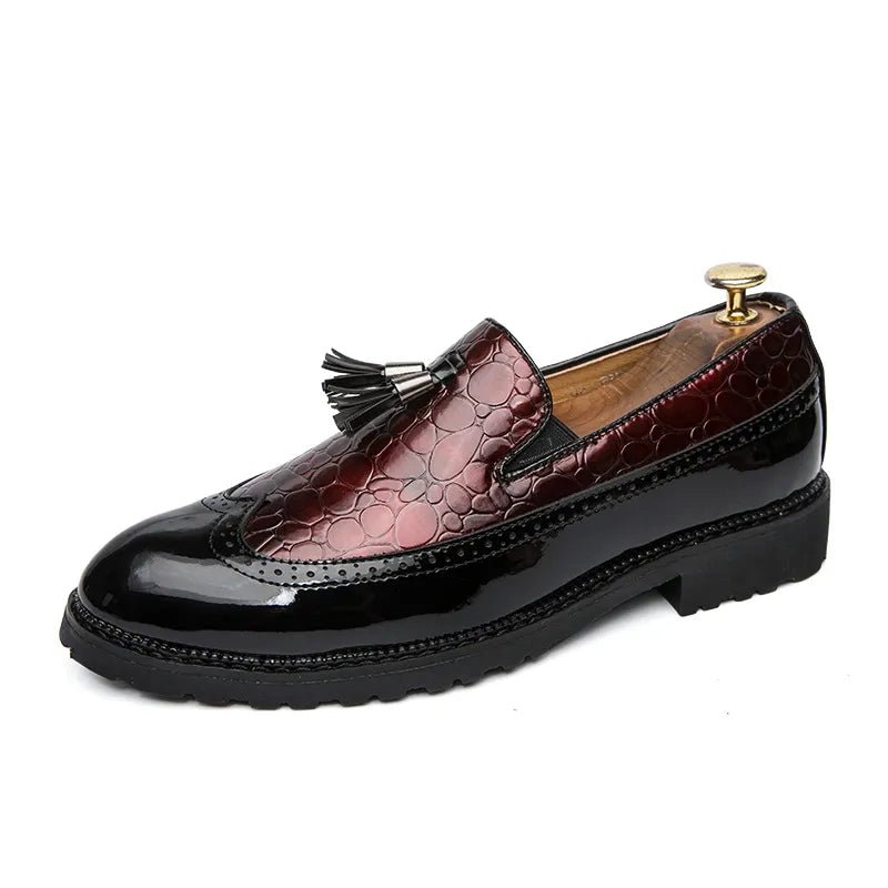 best Fashion Shoe Office Shoes for Men Casual Shoes Breathable Leather Loafers Driving Moccasins Comfortable Slip on 2022 Three Color shop online at M2K Trends for
