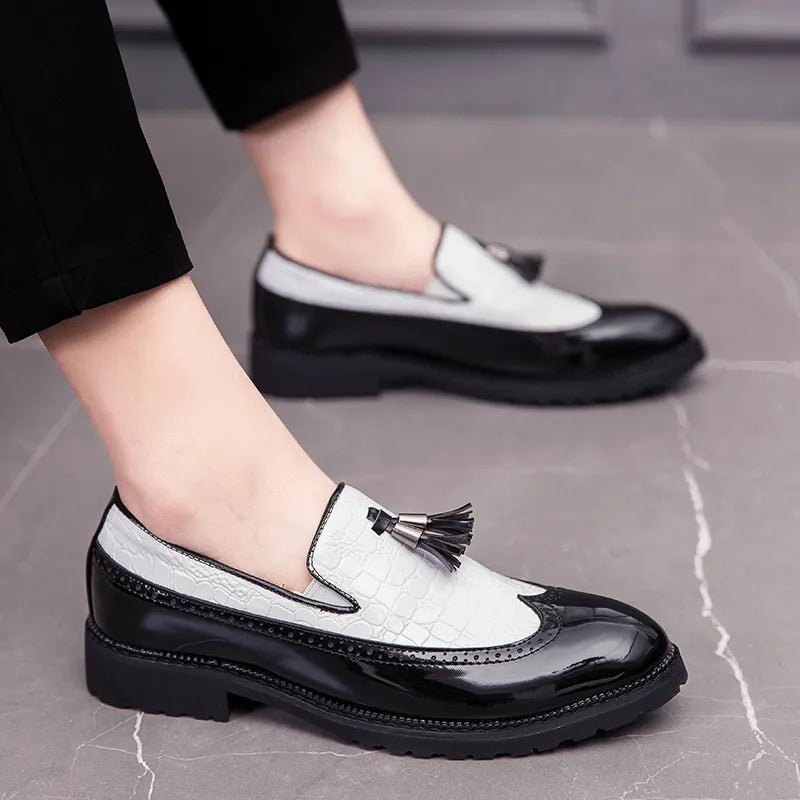 best Fashion Shoe Office Shoes for Men Casual Shoes Breathable Leather Loafers Driving Moccasins Comfortable Slip on 2022 Three Color shop online at M2K Trends for