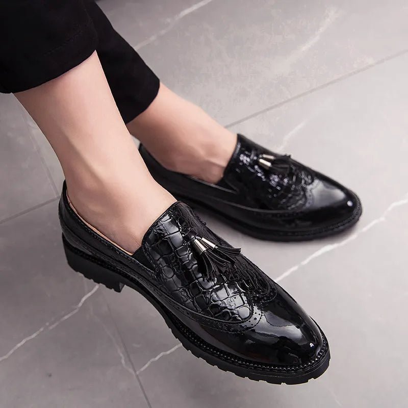 best Fashion Shoe Office Shoes for Men Casual Shoes Breathable Leather Loafers Driving Moccasins Comfortable Slip on 2022 Three Color shop online at M2K Trends for