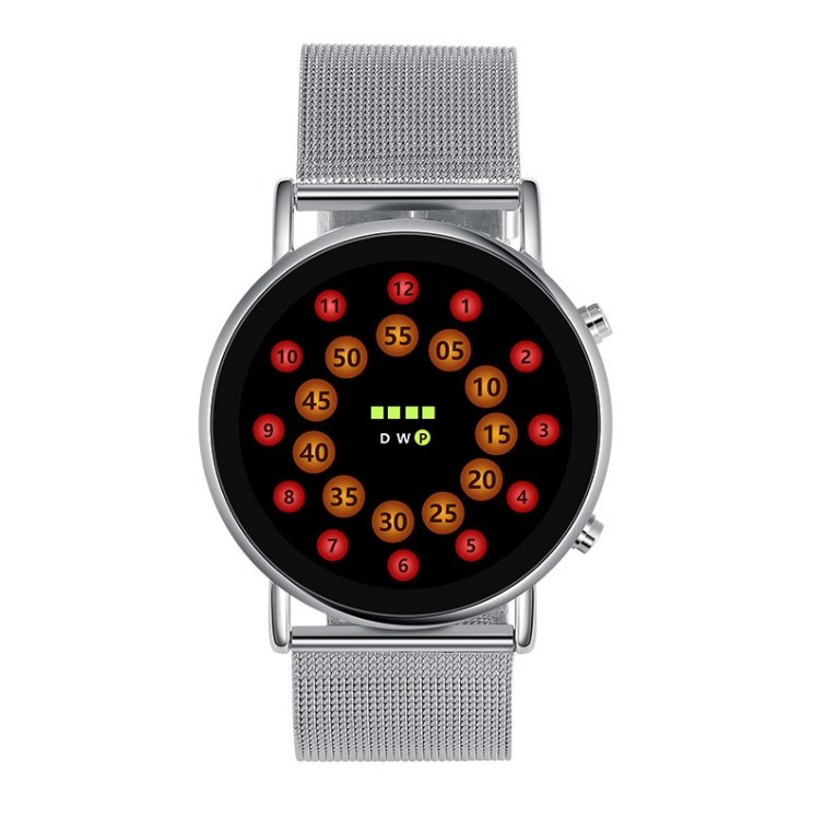 best Fashionable Lightweight Mesh Belt LED Ball Watch Jewelry & Watches shop online at M2K Trends for