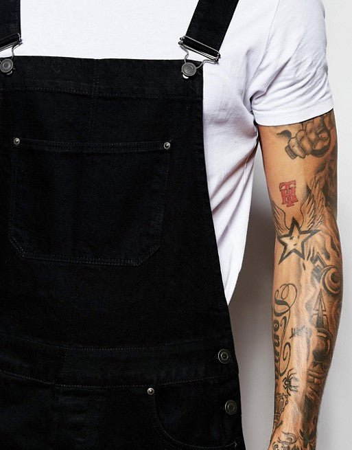 best Fashionable men's suspender denim rompers 0 shop online at M2K Trends for