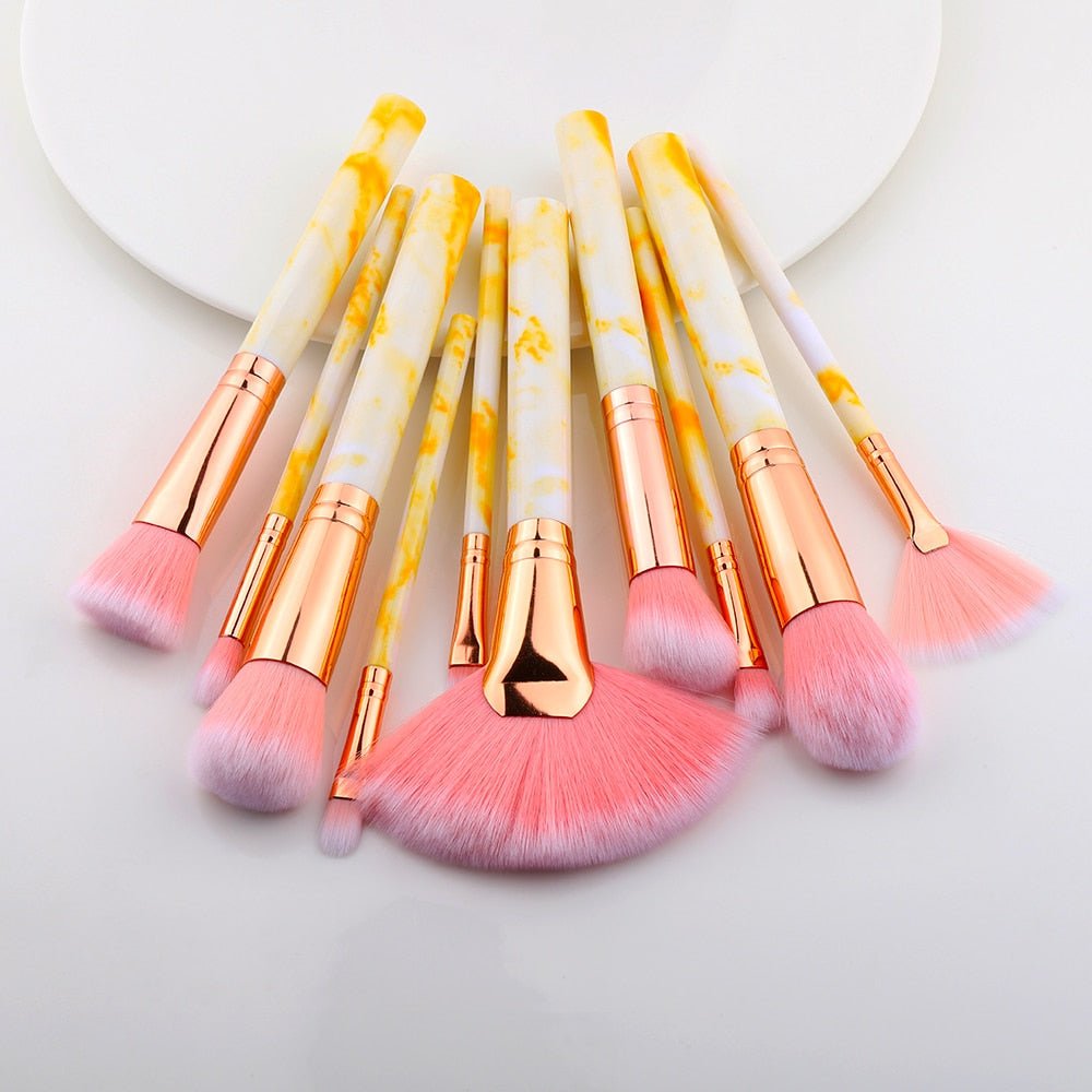 best FLD 5/15Pcs Makeup Brushes Tool Set Cosmetic Powder Eye Shadow Foundation Blush Blending Beauty Make Up Brush Maquiagem 0 shop online at M2K Trends for