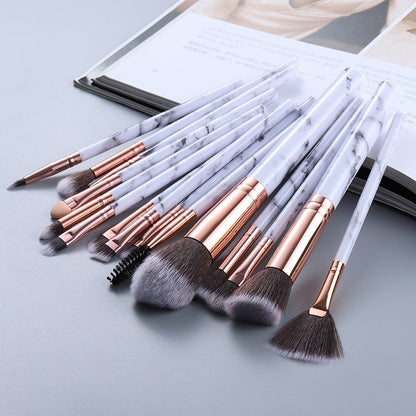 best FLD 5/15Pcs Makeup Brushes Tool Set Cosmetic Powder Eye Shadow Foundation Blush Blending Beauty Make Up Brush Maquiagem 0 shop online at M2K Trends for