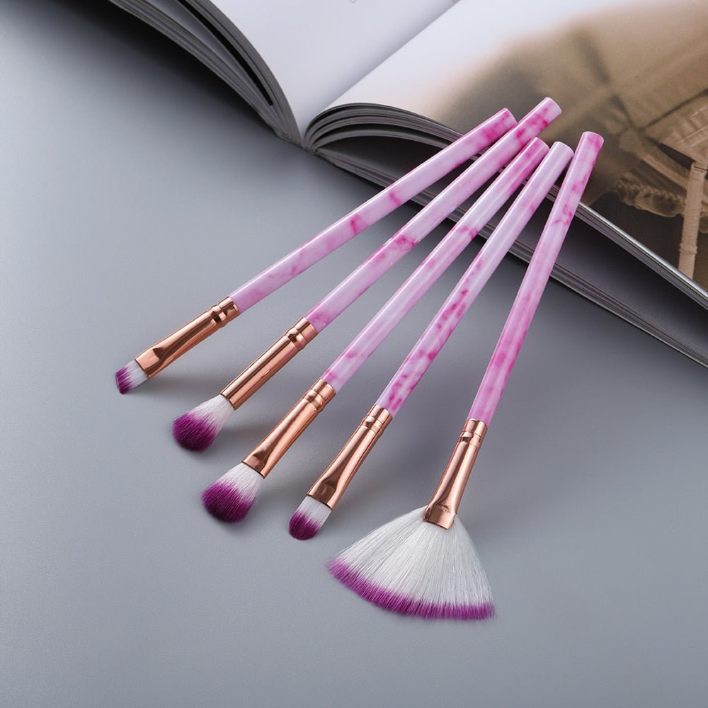 best FLD 5/15Pcs Makeup Brushes Tool Set Cosmetic Powder Eye Shadow Foundation Blush Blending Beauty Make Up Brush Maquiagem 0 shop online at M2K Trends for