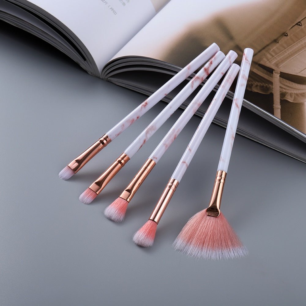 best FLD 5/15Pcs Makeup Brushes Tool Set Cosmetic Powder Eye Shadow Foundation Blush Blending Beauty Make Up Brush Maquiagem 0 shop online at M2K Trends for