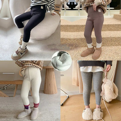 best Fleece Lining Warm Winter Autumn Kids Clothes Toddler Girls Leggings Fashion Kid Pants Cotton Girls Trousers Baby Thick Leggings shop online at M2K Trends for