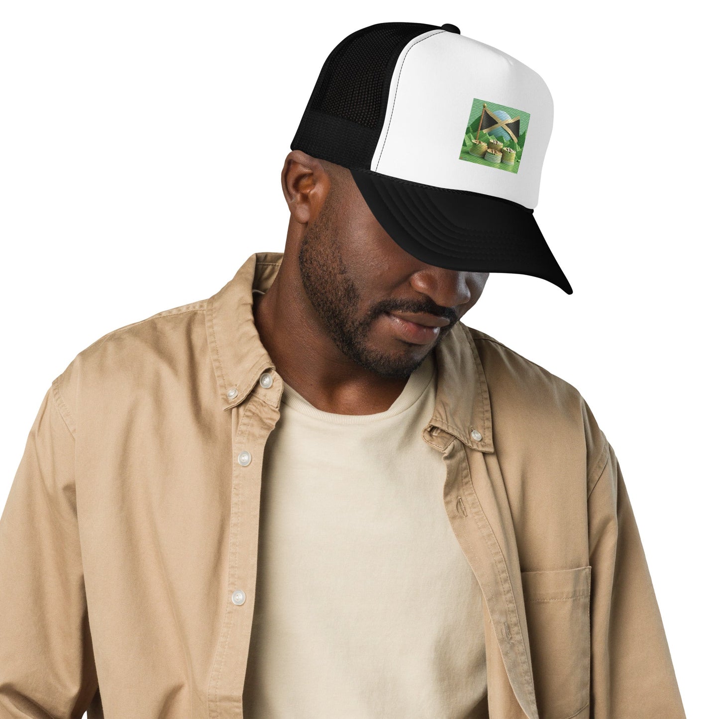 best Foam trucker Jamaica hat cap cap and hat shop online at M2K Trends for Jamaica cap hat