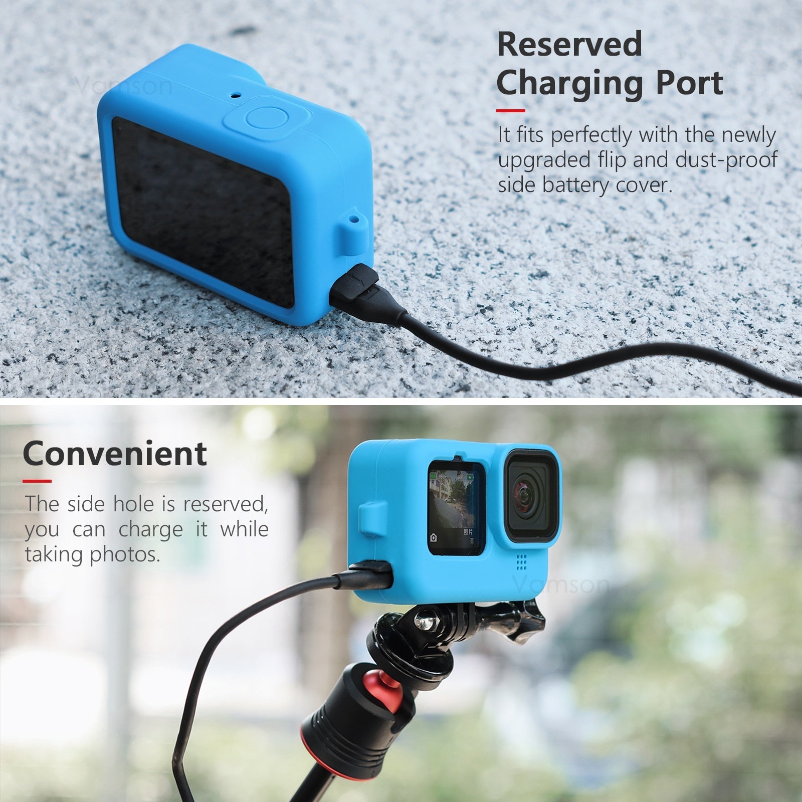 best for Gopro Hero 11 10 Black Soft Silicone Case for Go pro Hero 10 9 Silicone Protective Full Cover Shell Camera Accessorie VP662 0 shop online at M2K Trends for