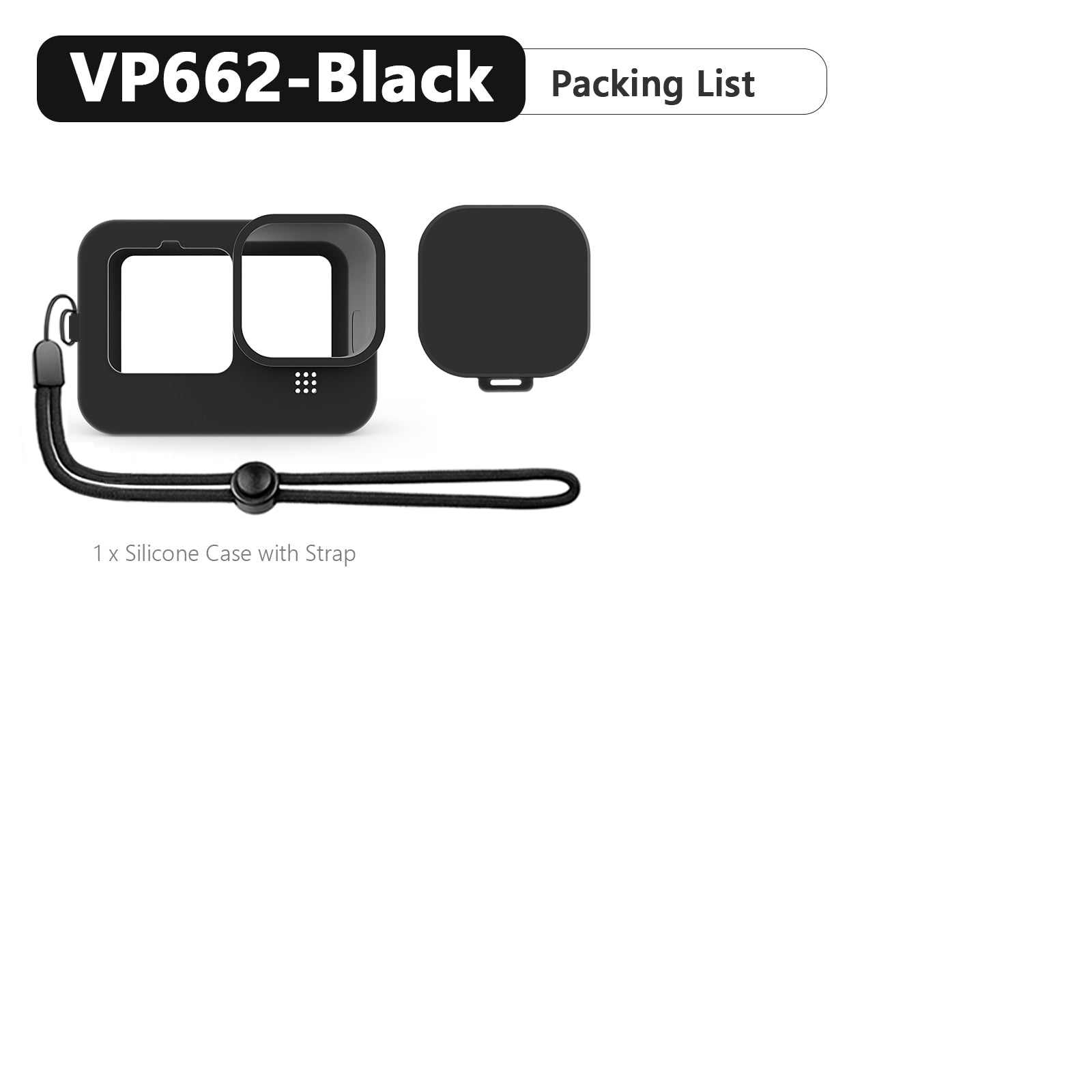 best for Gopro Hero 11 10 Black Soft Silicone Case for Go pro Hero 10 9 Silicone Protective Full Cover Shell Camera Accessorie VP662 0 shop online at M2K Trends for