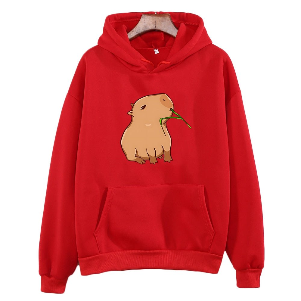 best Funny Capybara Print Hoodie Women/Men Kawaii Cartoon Tops Sweatshirt for Girls Unisex Fashion Harajuku Graphic Hooded Pullovers 0 shop online at M2K Trends for