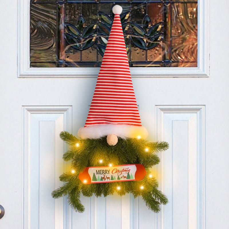 best Glowing Christmas Wreath Upside Down Tree Stripes A Tall Hat 0 shop online at M2K Trends for