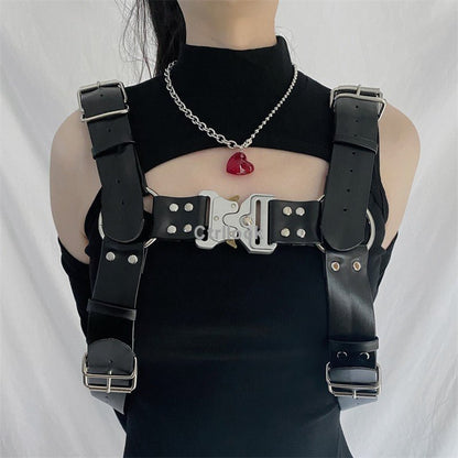 best Goth Punk Style Shoulder Strap Adjustable Strap Belt Clothing shop online at M2K Trends for