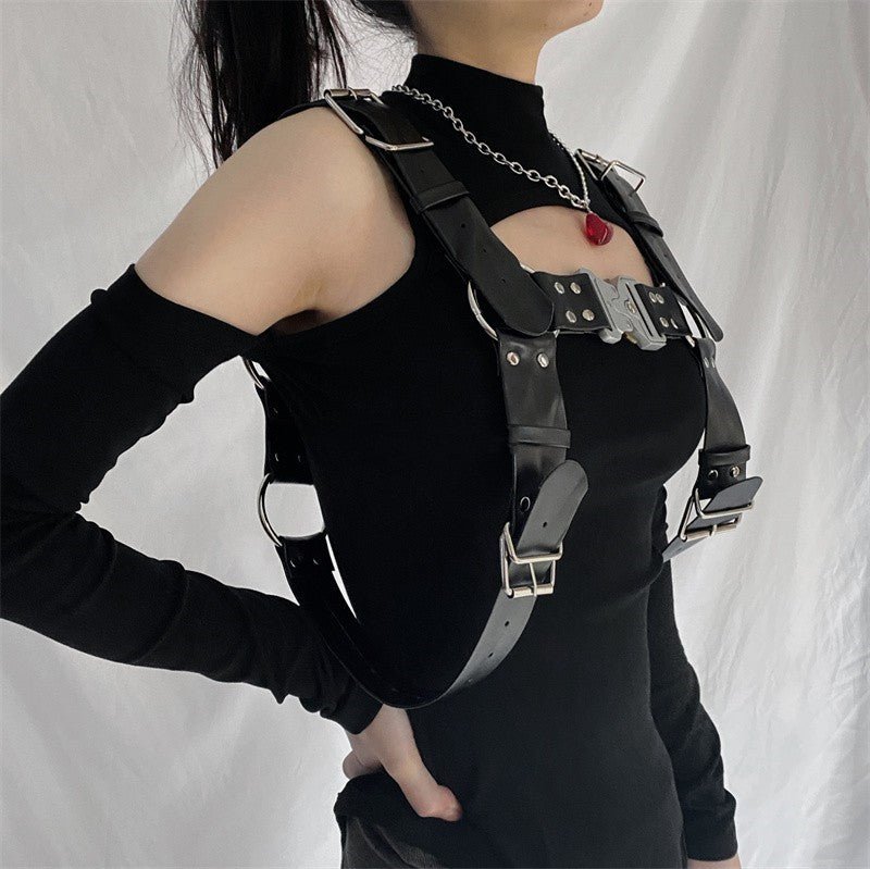 best Goth Punk Style Shoulder Strap Adjustable Strap Belt Clothing shop online at M2K Trends for