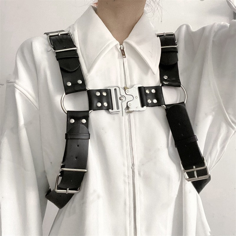 best Goth Punk Style Shoulder Strap Adjustable Strap Belt Clothing shop online at M2K Trends for