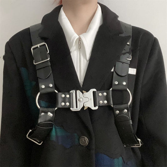 best Goth Punk Style Shoulder Strap Adjustable Strap Belt Clothing shop online at M2K Trends for