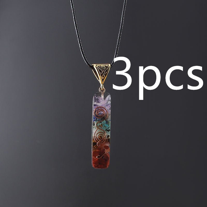 best Gravel Seven Chakra Spirit Pendant 0 shop online at M2K Trends for