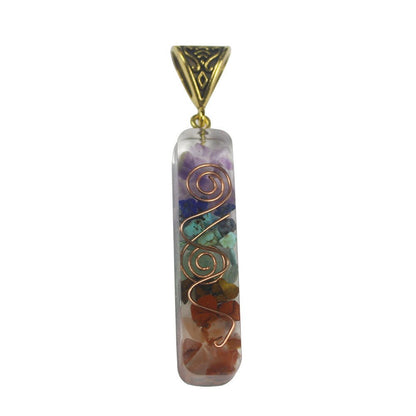 best Gravel Seven Chakra Spirit Pendant 0 shop online at M2K Trends for