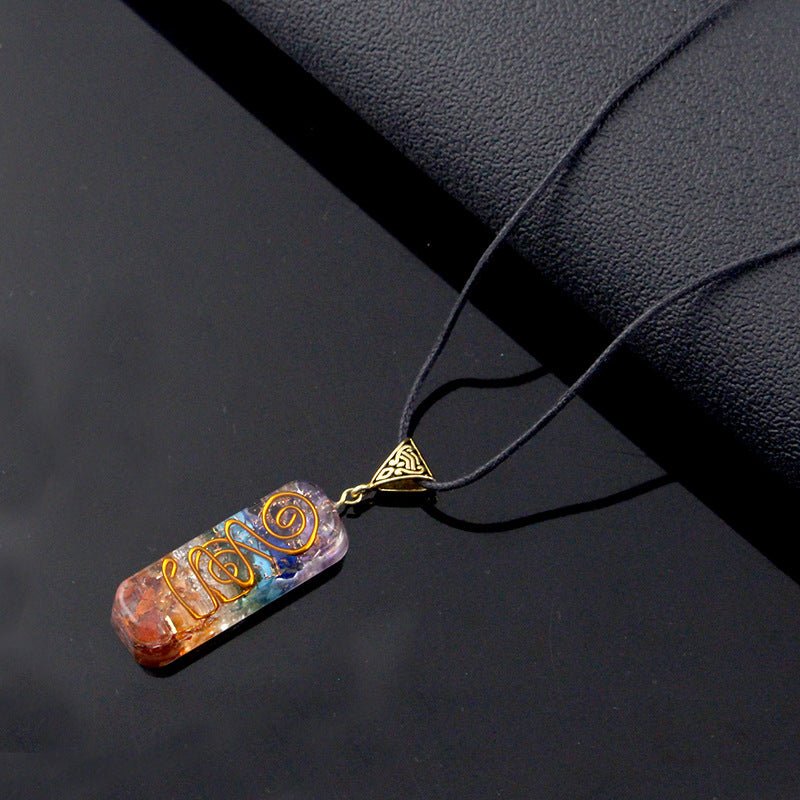 best Gravel Seven Chakra Spirit Pendant 0 shop online at M2K Trends for