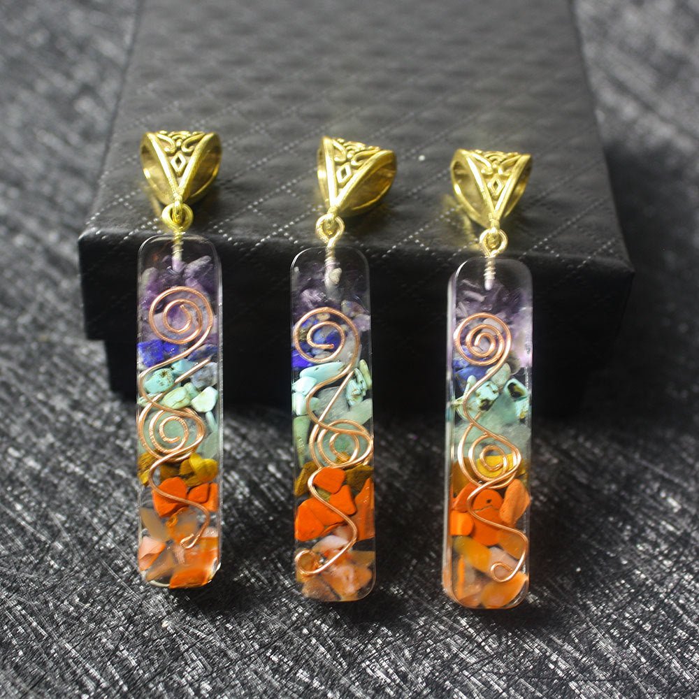 best Gravel Seven Chakra Spirit Pendant 0 shop online at M2K Trends for