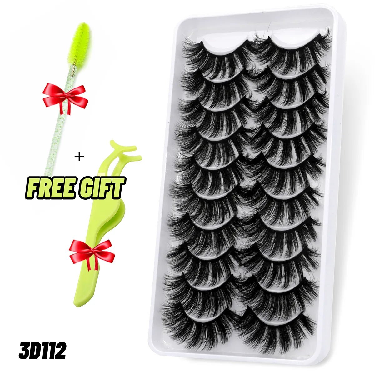 best GROINNEYA Lashes 5/10 Pairs 3D Faux Mink Lashes Fluffy Soft Wispy Volume Natural long False Eyelashes Reusable Eyelashs Makeup shop online at M2K Trends for