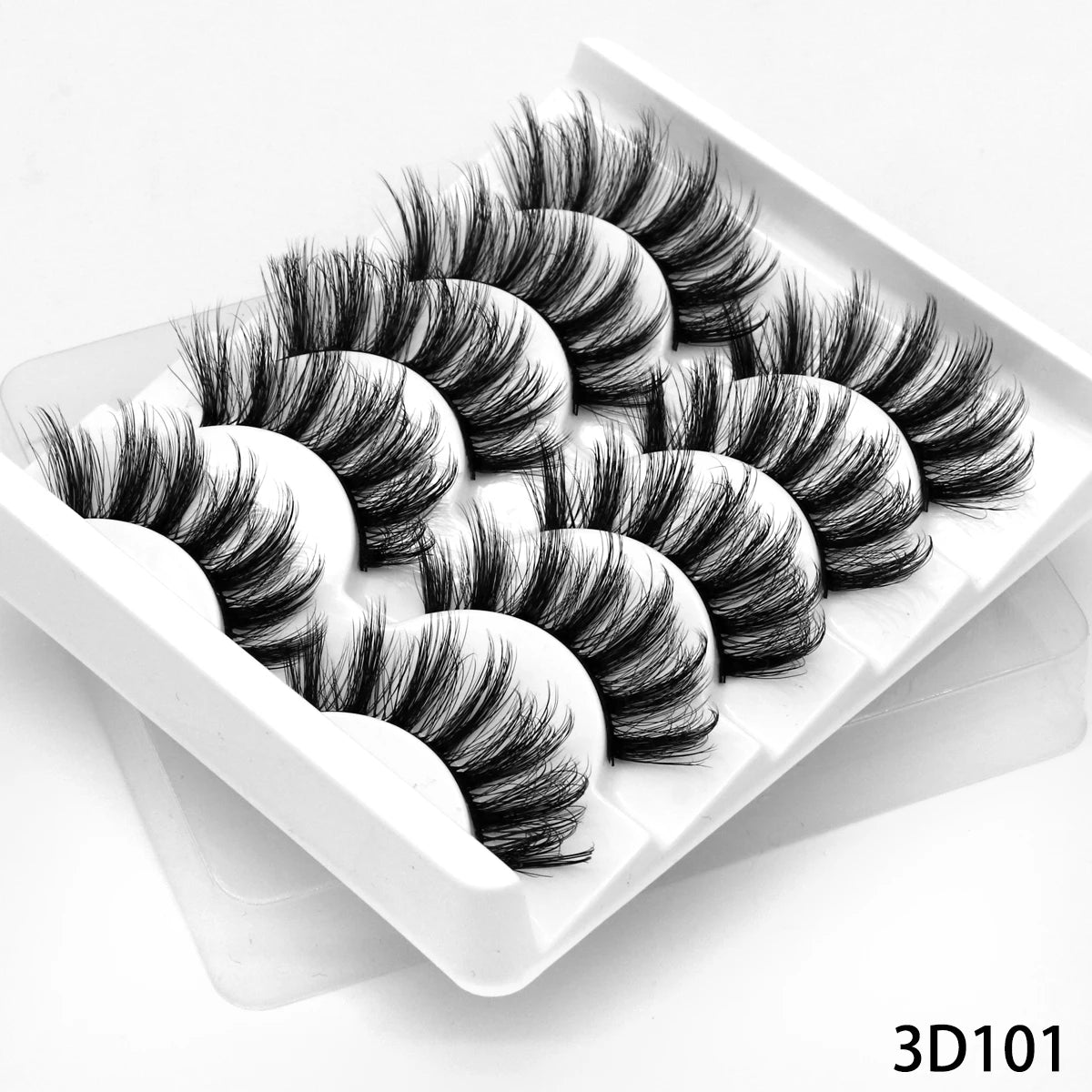 best GROINNEYA Lashes 5/10 Pairs 3D Faux Mink Lashes Fluffy Soft Wispy Volume Natural long False Eyelashes Reusable Eyelashs Makeup shop online at M2K Trends for