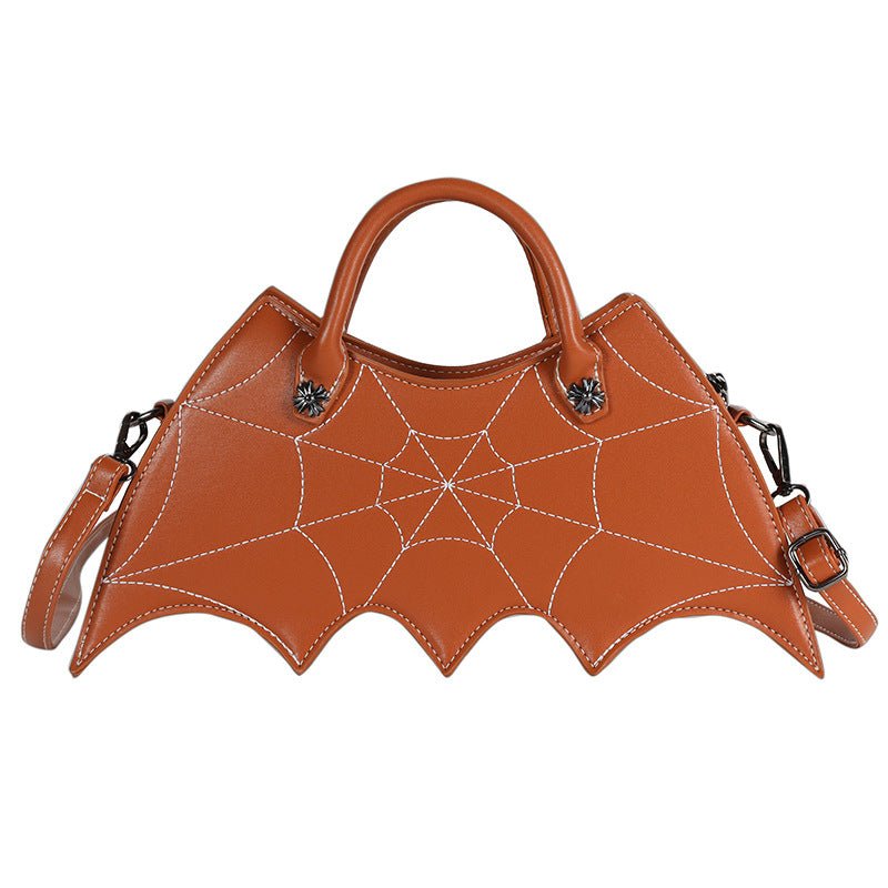 best Halloween Spider Web Shape Shoulder Bags Personality Batgirl Tide Pu Handbags Fashoin Messenger Crossbody Bag 0 shop online at M2K Trends for