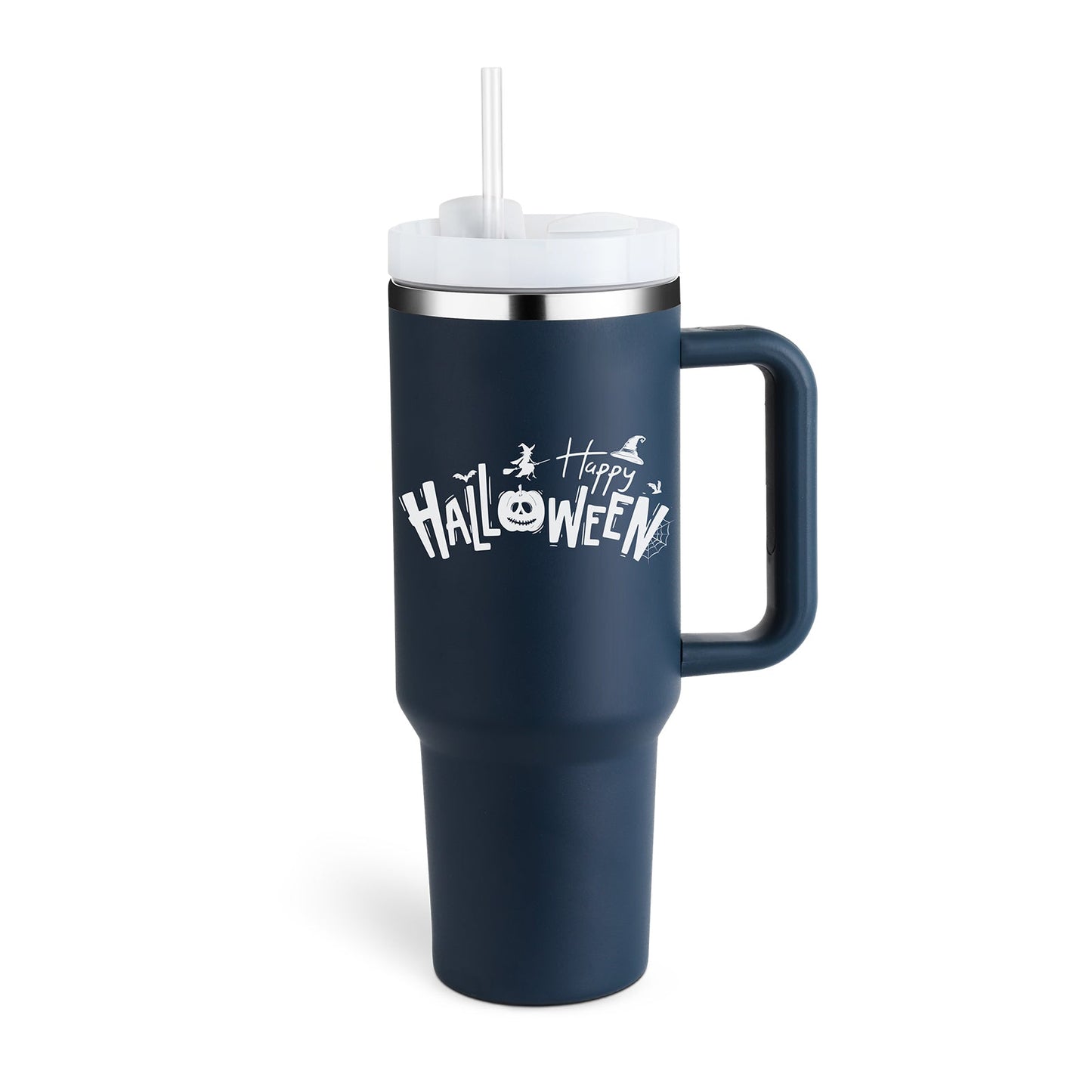 best Halloween Thermal Mug 40oz Straw Coffee Insulation Cup With Handle Portable Car Stainless Steel Water Bottle LargeCapacity Travel BPA Free Thermal Mug 0 shop online at M2K Trends for