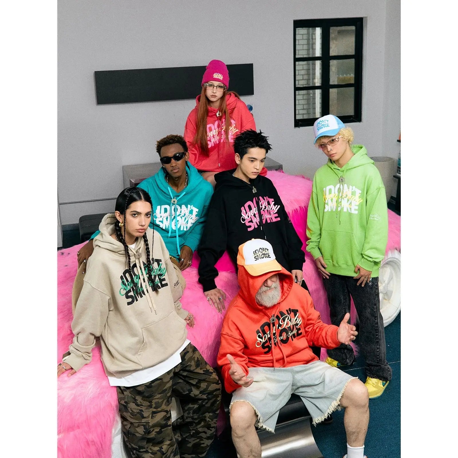 best Harajuku Corduroy Letter Print Hoodies for Men America Fashion Dopamine Long Sleeve Oversized Hoodie Women Y2K Casual Coats shop online at M2K Trends for