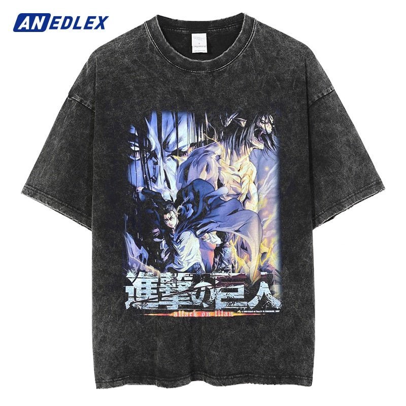 best Harajuku Streetwear Men Oversize T Shirt Unisex Japanese Anime Graphic Print Vintage T-Shirt Summer Short Sleeve Cotton Tshirt 0 shop online at M2K Trends for