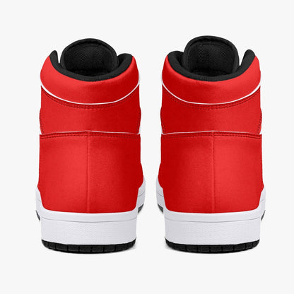 best High-Top Leather Sneakers/shoes Red ( black or white bottom) Bestsellers shop online at M2K Trends for fashion