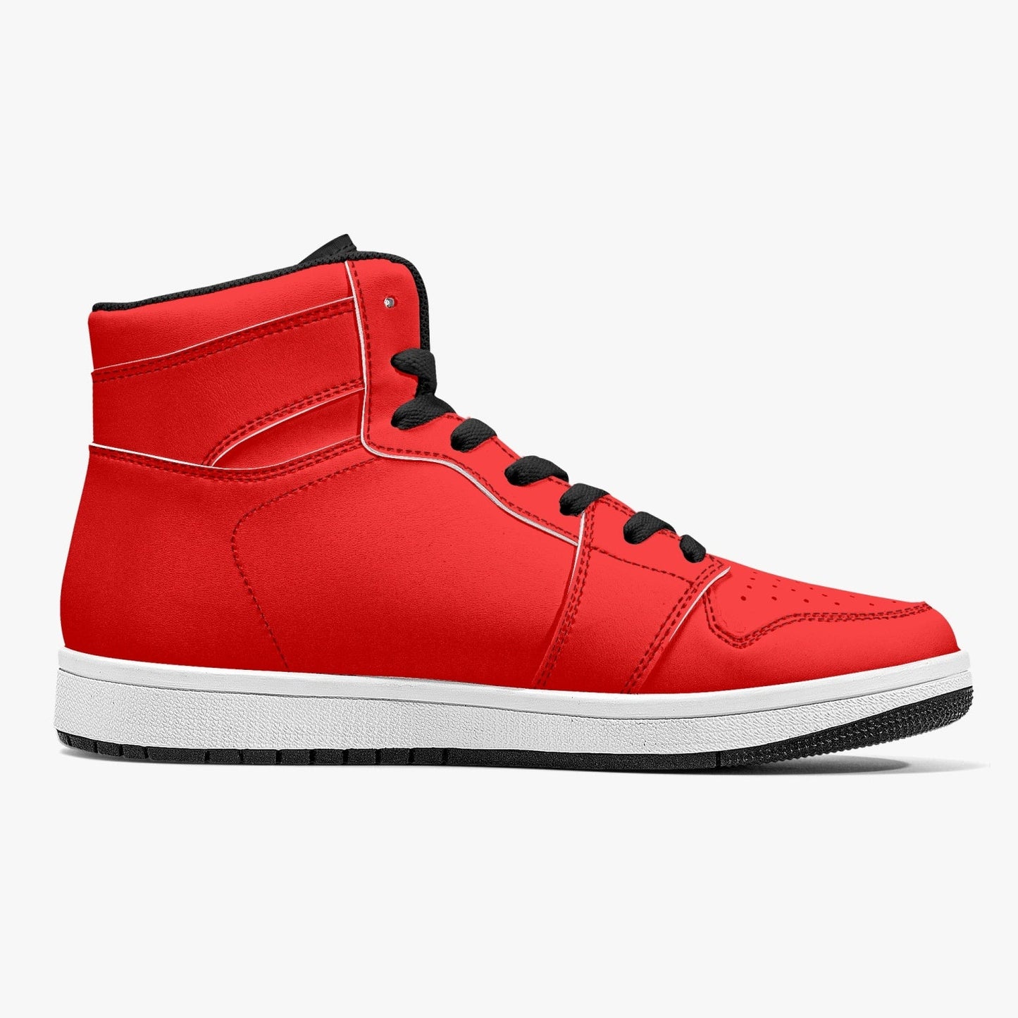 best High-Top Leather Sneakers/shoes Red ( black or white bottom) Bestsellers shop online at M2K Trends for fashion