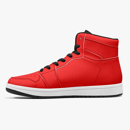 best High-Top Leather Sneakers/shoes Red ( black or white bottom) Bestsellers shop online at M2K Trends for fashion