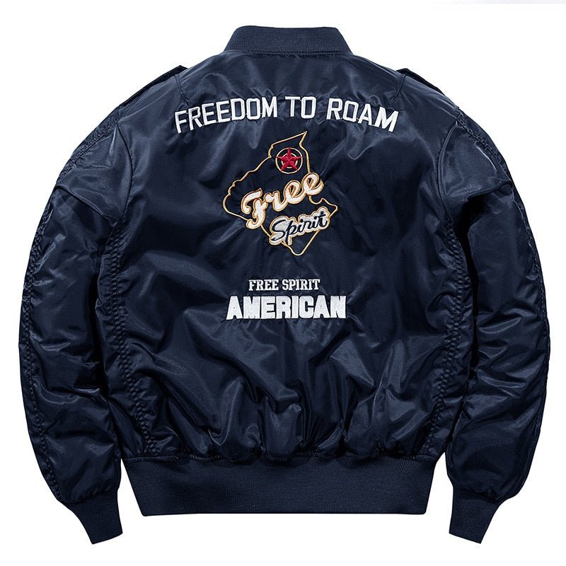 best Hip hop Jacket Men High quality Thick Army Navy White Military motorcycle Ma-1 aviator Pilot Men Baseball Bomber Jacket Men 0 shop online at M2K Trends for