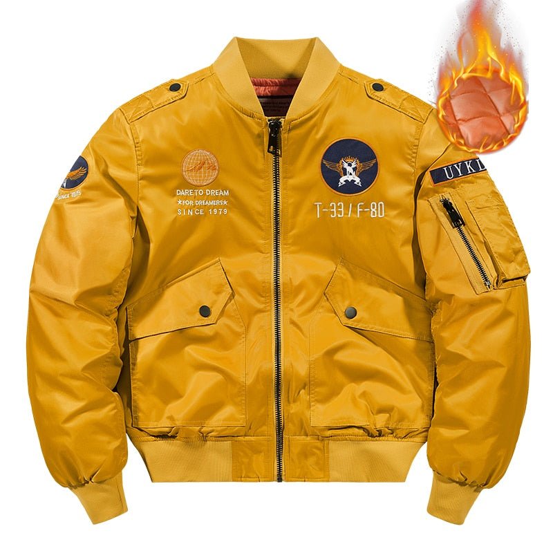 best Hip hop Jacket Men High quality Thick Army Navy White Military motorcycle Ma-1 aviator Pilot Men Baseball Bomber Jacket Men 0 shop online at M2K Trends for