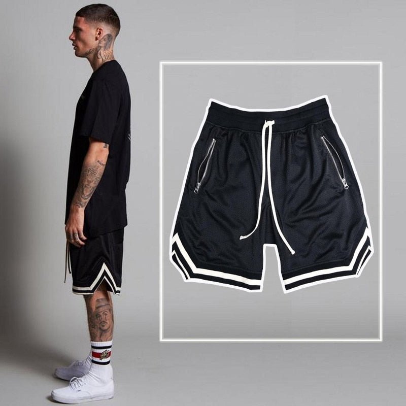 best Men Casual Shorts Summer New Running Fitness Fast-drying Trend Short Pants Loose Basketball Training Pants 0 shop online at M2K Trends for mens pants