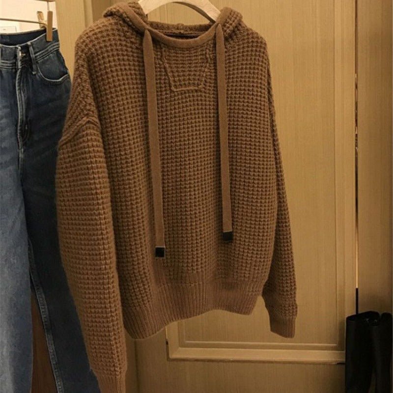 best Hooded Sweater Sweater Men's Versatile Color Sweater Youth Long Sleeve 0 shop online at M2K Trends for