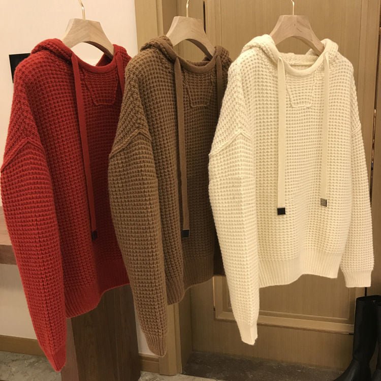 best Hooded Sweater Sweater Men's Versatile Color Sweater Youth Long Sleeve 0 shop online at M2K Trends for