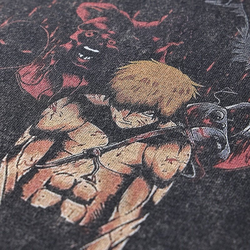 best Hot Anime Graphic T-shirt Chainsaw Man Vintage Washed Tshirt Men Oversized Hip Hop Streetwear Summer Harajuku Tops Cotton Tees 0 shop online at M2K Trends for