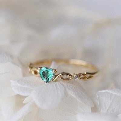 best Huitan Simple Heart Ring For Women Female Cute Finger Rings Romantic Birthday Gift For Girlfriend Fashion Zircon Stone Jewelry 0 shop online at M2K Trends for