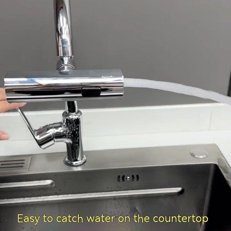 best Kitchen Faucet Waterfall Outlet Splash Proof Universal Rotating Bubbler Multifunctional Water Nozzle Extension Kitchen Gadgets 0 shop online at M2K Trends for