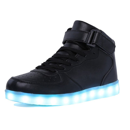 best KRIATIV Adult&Kids Boy and Girl's High Top LED Light Up Shoes Glowing Footwear shop online at M2K Trends for Children's Shoes