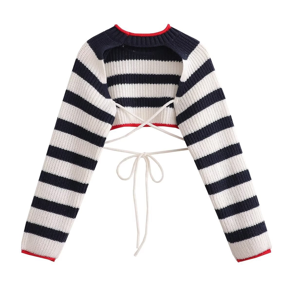 best Lace-up Sweater Sweater For Women 0 shop online at M2K Trends for