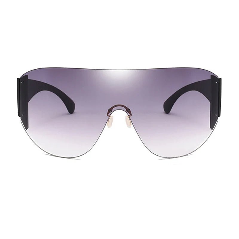 best Ladies Steampunk Goggle Sunglasses Men Oversized Trends Punk Y2k One piece Mask Sunshade Sun Glasses Female 2000'S Brand Oculos shop online at M2K Trends for