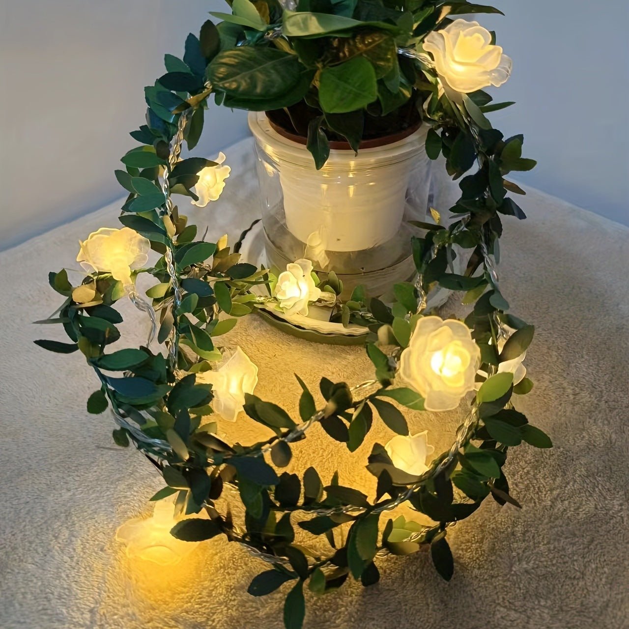 best LED Light String Simulation Green Leaf Vine 0 shop online at M2K Trends for