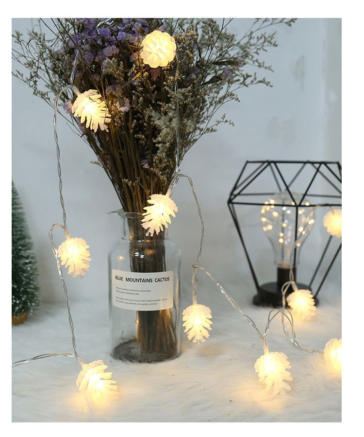 best LED Simulation Transparent Pine Nut Light String 0 shop online at M2K Trends for