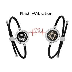 best Long Distance touch Light up&Vibrate Bracelets for Couples, Long Distance Relationship Gifts Smart Sun&Moon Love Bracelet Long Distance touch Light up&Vibrate Bracelets for Couples shop online at M2K Trends for gift