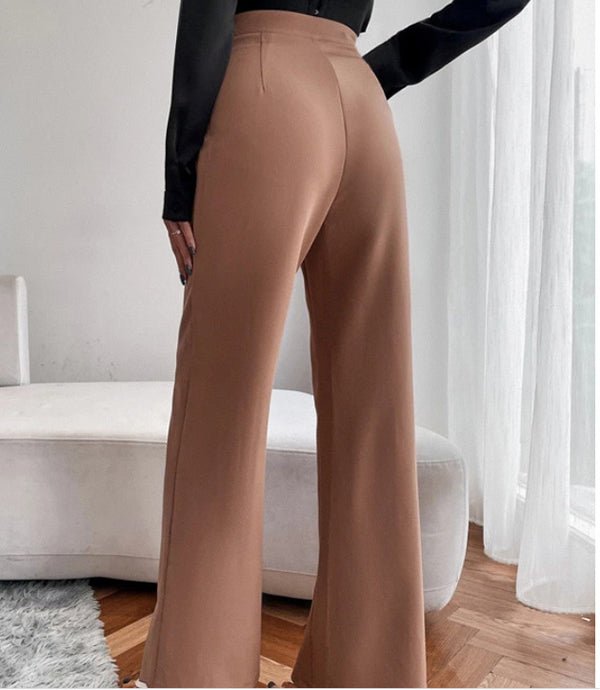 best Loose Straight Pants Women High Waist Casual Trousers women`s pants shop online at M2K Trends for women pants