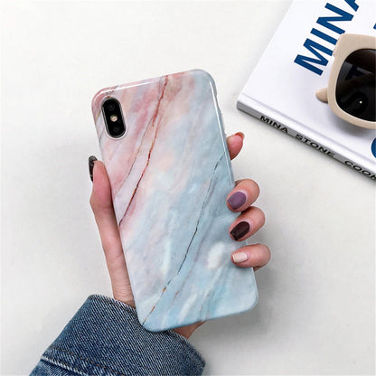 best Marble Silicone Phone Case For iphone 13 12 SE 2020 11 Pro XS Max X XR 7 8 Plus Case Soft TPU Luxury Glossy Back Cover 0 shop online at M2K Trends for